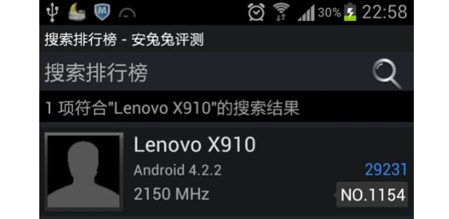 <b>Lenovo X910, un misterios terminal cu Android 4.2.2 obține un scor impresionant În AnTuTu</b>Unul dintre primele semne că avem de-a face cu un terminal nou, interesant și neanunțat oficial încă este descoperirea rezultatului sau într-un benchmark. Asta se întâmplă cu misteriosul Lenovo X910, care și-a făcut apariția în AnTuTu cu un...
