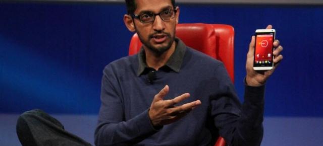 Sundar Pichai, CEO-ul Google dorește ca terminalele Nexus să fie dezvoltate în totalitate de către companie fără ajutorul partenerilor săi