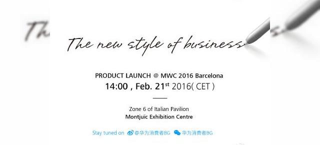 Huawei postează un nou teaser pentru un terminal cu stylus, prezentat la MWC 2016