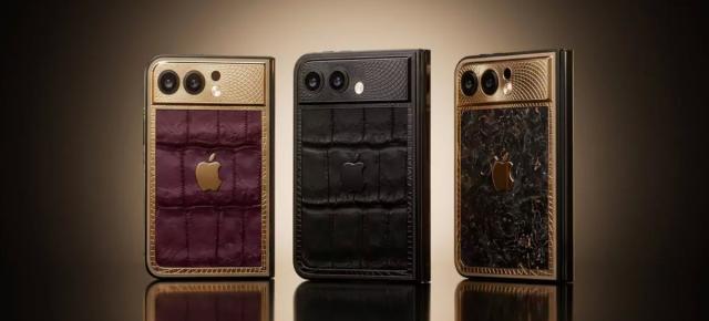 Nici nu s-a anunţat iPhone Fold şi deja are versiune cu aur, diamante Caviar; Sare de 10.000 de dolari!