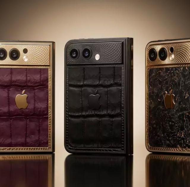 Ediție specială iPhone pliabil cu aur și diamante de la Caviar