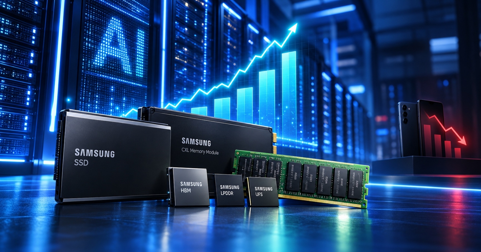 Samsung atinge un profit record de aproape 80 de miliarde de dolari într-un singur trimestru; AI-ul aduce câștiguri uriașe, dar divizia de telefoane pierde bani