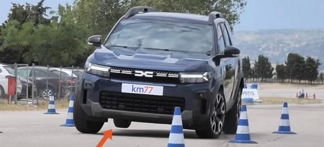 Dacia Bigster trece cu dificultate de testul elanului; Sistemul ESC și suspensia spate pun probleme la manevre de urgență (Video)