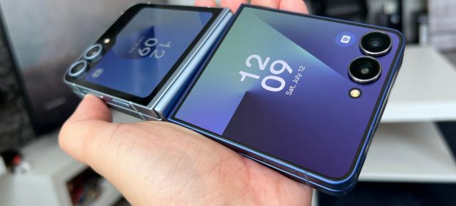 Samsung Galaxy Z Flip7: Display extern mare de tot, record de luminozitate pentru cel pliabil