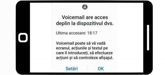 Campania cu SMS-uri capcană din România a dus la instalarea unui malware periculos numit Voicemail pe Android