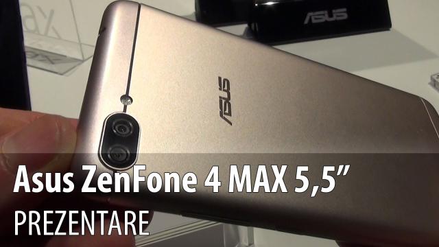 <b>ASUS ZenFone 4 Max (ZC554KL) hands-on: primele impresii despre un posibil mascul alfa în zona battery phone</b>Așa cum ați aflat din materialele noastre anterioare, cei de la ASUS au adus anul acesta pe piață două modele battery-phone din seria ZenFone 4, unul dintre ele fiind și ZenFone 4 Max (ZC554KL). Telefonul de aici este subiectul unui hands-on pe care