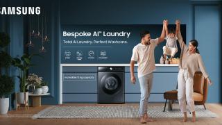 Samsung vrea să lase mașina de spălat să gândească în locul tău; Bespoke AI reglează singur apa, detergentul și energia