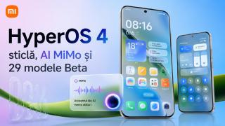 Xiaomi lansează HyperOS 4: interfață cu efect de sticlă, AI MiMo și primele 29 de modele din programul Beta