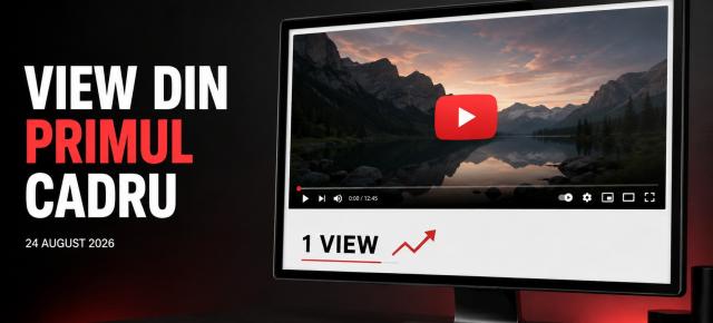 Creatorii YouTube vor vedea un contor public mai generos din 24 august – monetizarea rămâne însă legată de „engaged views” și timpul de vizionare