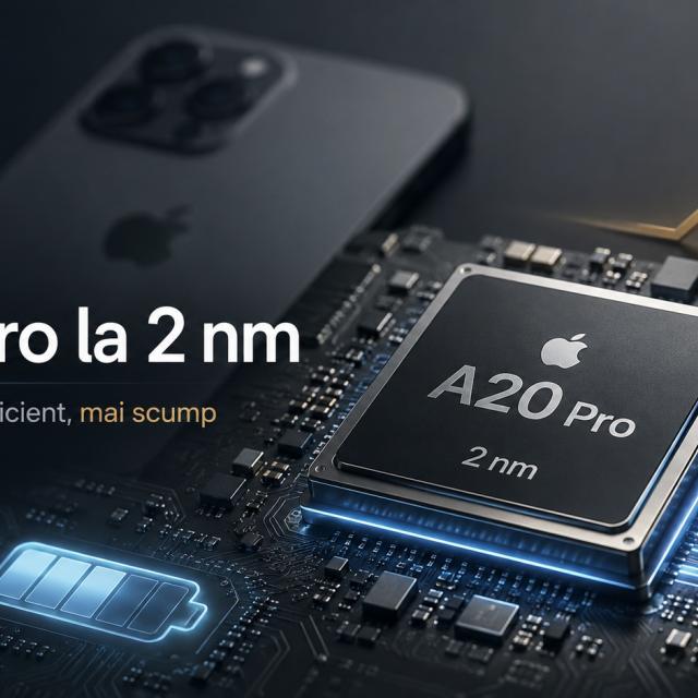 Apple A20 Pro utilizează procesul de 2 nm pentru mai multă eficiență și performanță