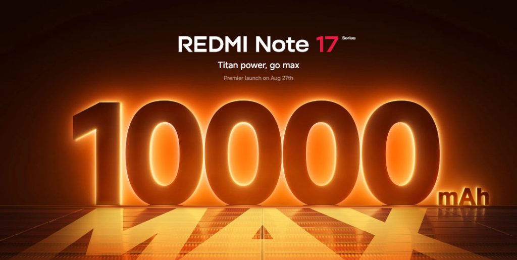 REDMI Note 17 Pro Max vine în aceeași zi cu trailerul GTA 6, pe 27 august; Are baterie de 10000 mAh