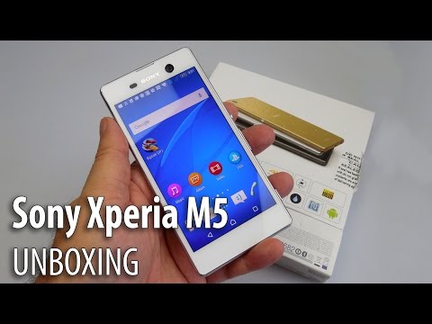 Sony Xperia M5 Unboxing în Limba Română (cameraphone dual-SIM rezistent la apă) - Mobilissimo.ro