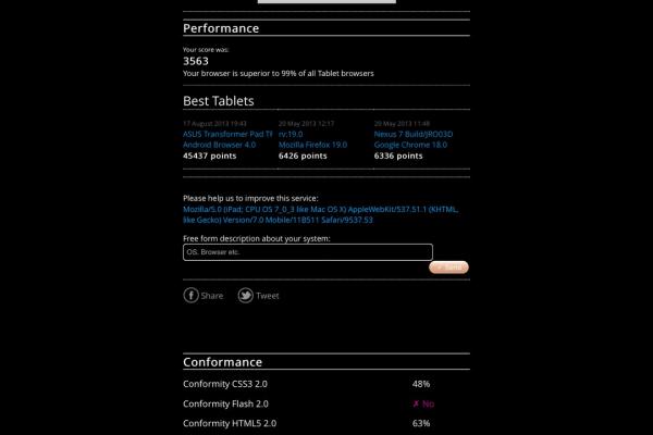 Apple iPad Air - Benchmark-uri