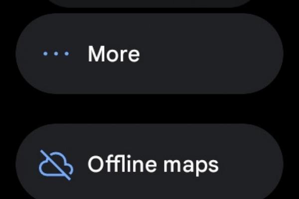 Google Maps, Wear OS - Offline Mode