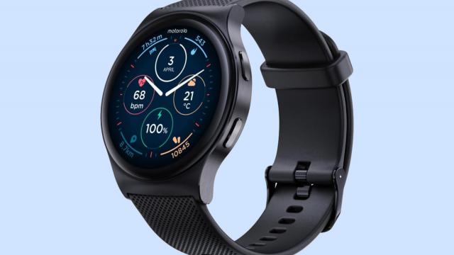 <b>Moto Watch 120 aduce funcții avansate la un preț mic; Ceasul Motorola cu SpO2 și compatibilitate iOS și Android</b>Motorola a lansat recent, fără prea multă fanfară, un nou smartwatch numit Moto Watch 120, disponibil pe Amazon la un preț foarte accesibil de 130 de dolari (aproximativ 594 lei). Ceasul are un ecran AMOLED de 1,43 inci, rulează pe Moto Watch OS..