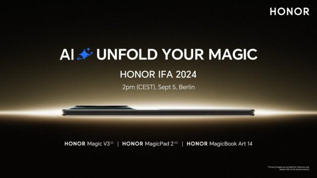 <b>Honor va organiza un eveniment AI pe 5 septembrie la IFA: Magic V3, MagicPad 2 și MagicBook Art 14 sunt câteva dintre noutăți</b>Cu vara spre sfârșite suntem cu gândul la noutățile de toamnă iar primul mare show tech care ne vine în minte este desigur IFA 2024, acolo unde sunt și lansări de smartphone-uri. Printre expozanții care și-au anunțat participarea se numără