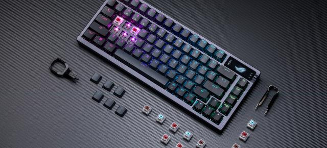 CES 2023: Noua tastatură de gaming ASUS ROG Azoth promite experiențe fără precedent și vine cu un kit DIY la pachet