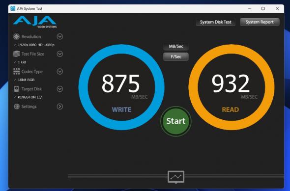 Kingston Dual Portable SSD - Benchmarks: AJA-1080p.jpg