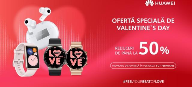 Huawei anunţă oferte speciale de Valentine's Day cu până la 50% reducere: ceasuri, căşti + altele
