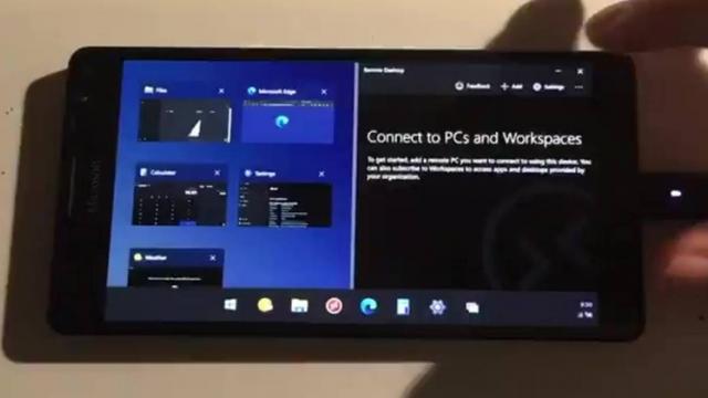 <b>Windows 10X surprins rulând pe un Lumia 950 XL, generând noi zvonuri despre o revenire Microsoft în zona mobile</b>În vreme ce LG pare gata să se retragă din zona Mobile, Microsoft ar putea ataca acest segment cu forţe proaspete. Indiciile au apărut în ultima vreme, în frunte cu faptul că Windows 10X a fost surprins rulând pe un Nokia Lumia 950 XL, scalat surprinzător