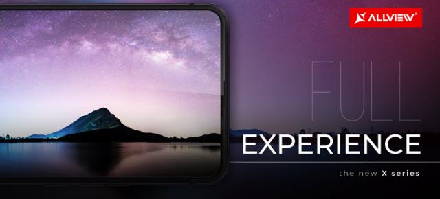 Allview anunţă noul ecran Full View pentru telefoanele din Seria X, cu muchii ultra înguste