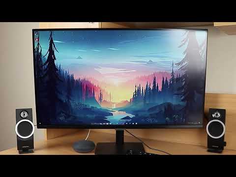 Samsung Smart Monitor M7 Video Review în Limba Română (Monitor inteligent, cu funcții de Smart TV)