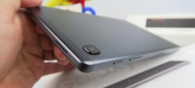 Samsung Galaxy Tab A7 Lite: Design solid, din aluminiu bine închegat