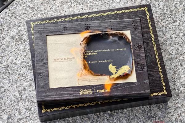 Invitație lansare realme 15 Pro - Game of Thrones Edition