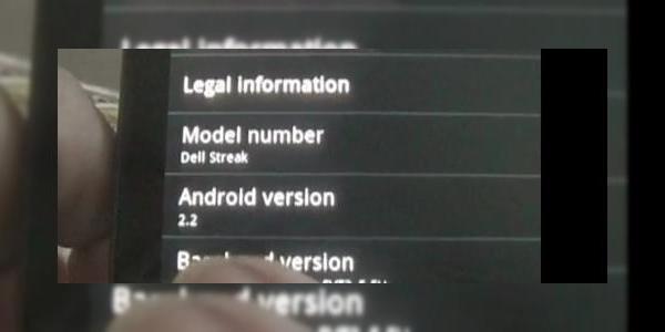 Dell Streak primeste Android 2.2 sub forma de ROM beta neoficial (Video)
