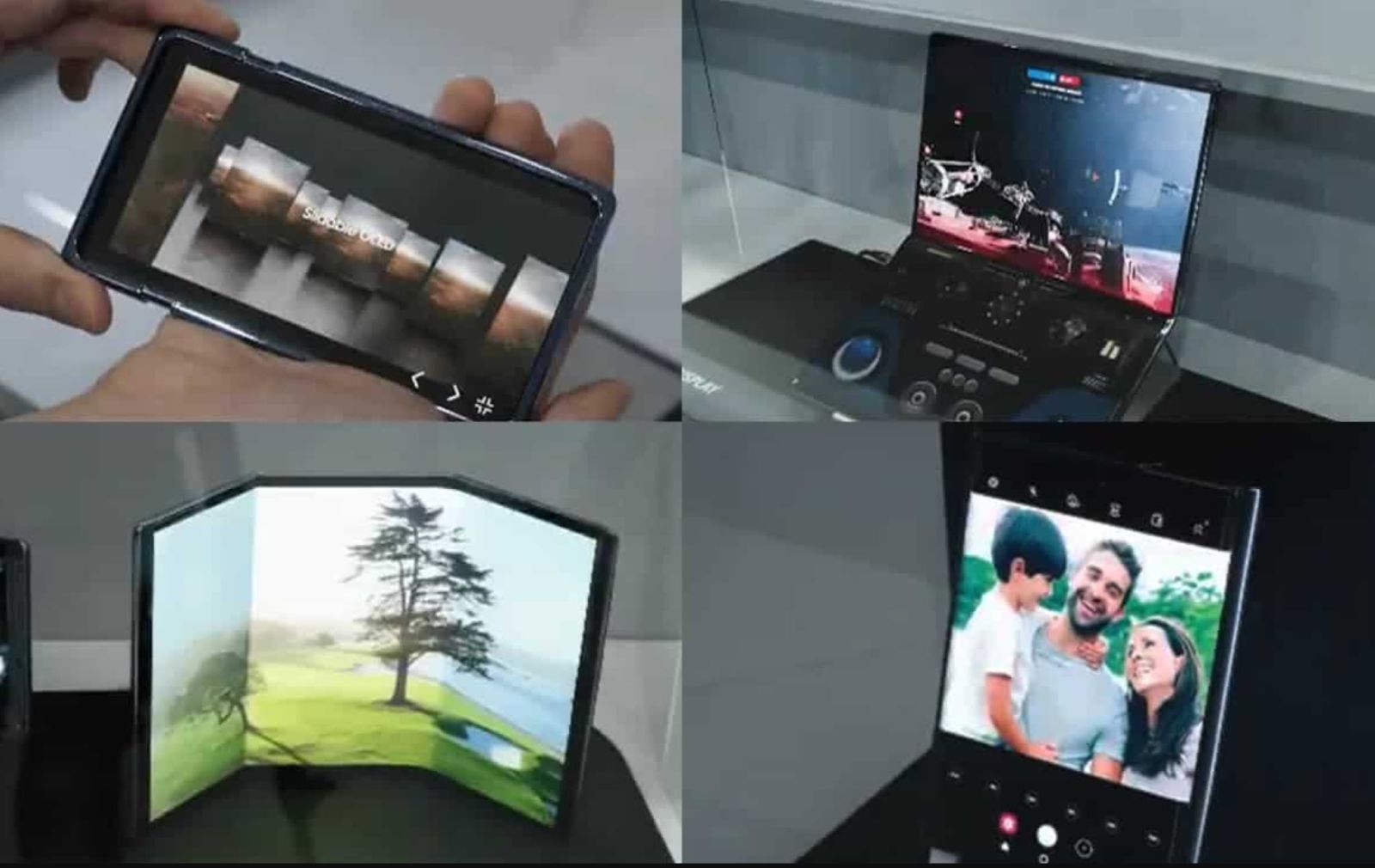Telefoanele rulabile Samsung au scăpat într-un video ajuns pe Internet: terminale dublu glisante, dublu pliabile