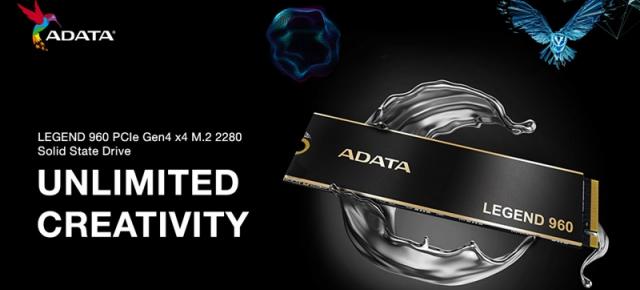 ADATA anunță SSD-ul LEGEND 960 PCIe Gen 4 x4 M.2 2280, compatibil cu PC-uri, laptopuri și console PlayStation 5