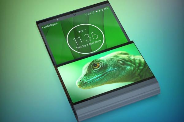 Smartphone pliabil Lenovo - Randări concept