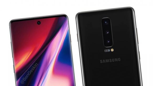 <b>Samsung Galaxy Note 10 primește noi randări de la Ben Geskin, cu decupaj "bulină" în ecran</b>Samsung Galaxy Note 10 a avut noi detalii dezvăluite în ultimele 48 de ore, iar odată cu scăpările au apărut și noi randări ale terminalului. Ele provin de la celebrul Ben Geskin, care ne propune un decupaj "bulină" în ecran