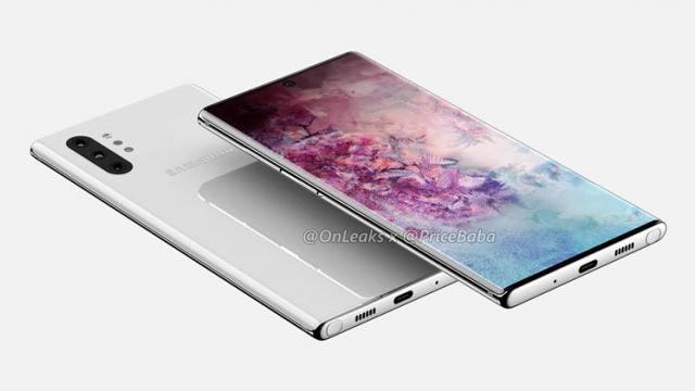 <b>Samsung Galaxy Note 10 Pro se lasă admirat în randări credibile! Vine cu ecran de 6.75 inch </b>După ce ieri l-am văzut pe Samsung Galaxy Note 10 într-o serie de randări exclusive dezvăluite de către @onleaks, astăzi este momentul să privim și asupra unor imagini care ne prezintă varianta Pro a phablet-ului