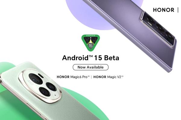 Android 15 Beta ajunge pe telefoanele Honor Magic6 Pro și Magic V2, în varianta pentru dezvoltatori