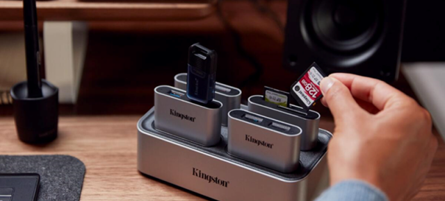 Kingston prezintă noi pachete Workflow ideale pentru profesioniști și creatori de conținut: Hub-uri USB, citioare de carduri SD, stație de andocare