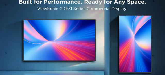 ViewSonic CDE31; display-uri 4K pentru birouri și spitale, cu management simplificat și rulare directă de signage