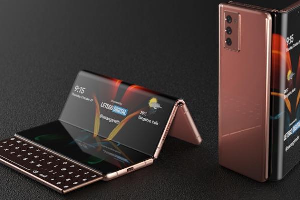Samsung Galaxy Z Fold 3 ar putea avea o tastatură glisantă, conform unui nou brevet; Avem şi randări