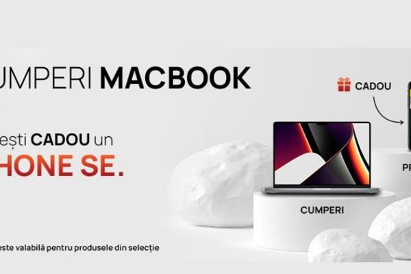 evoMAG vine cu oferta primăverii: iPhone cadou la achiziția unui MacBook Pro 13 (Core i5)