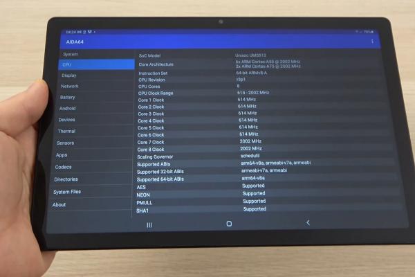Samsung Galaxy Tab A8 10.5 2021: Hardware de buget clasic, cu CPU Unisoc, difuzoare quad