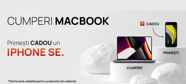 evoMAG vine cu oferta primăverii: iPhone cadou la achiziția unui MacBook Pro 13 (Core i5)