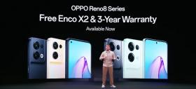 OPPO lansează telefoanele Reno8 și Reno8 Pro în Europa, alături de accesorii și tableta Pad Air