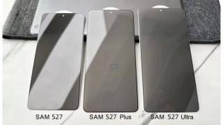 Samsung Galaxy S27, S27+, S27 Pro și S27 Ultra: apar primele indicii despre designul frontal, ecrane și configurațiile RAM