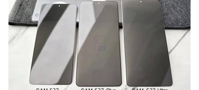 Samsung Galaxy S27, S27+, S27 Pro și S27 Ultra: apar primele indicii despre designul frontal, ecrane și configurațiile RAM