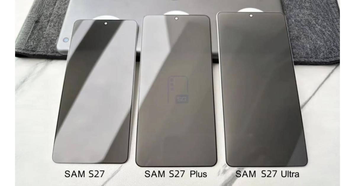 Samsung Galaxy S27, S27+, S27 Pro și S27 Ultra: apar primele indicii despre designul frontal, ecrane și configurațiile RAM