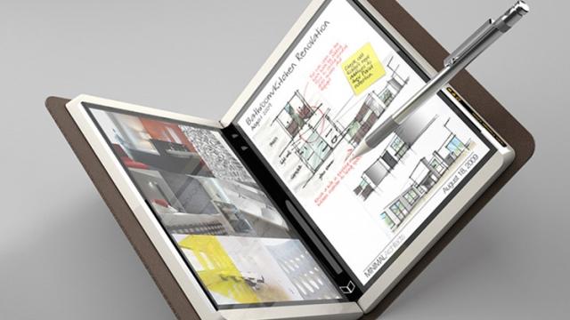 <b>Microsoft lucrează la o tabletă pliabilă numită Andromeda; ar putea fi bazată pe conceptul Courier de acum câțiva ani</b>Descoperim astăzi faptul că americanii de la Microsoft lucrează în acest moment la o tabletă și nu orice tabletă, ci una pliabilă aparent. Proiectul s-ar baza pe conceptul Courier de acum câțiva ani care în mod interesant a apărut în vară