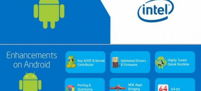Android 4.4 beneficiază de acum de o variantă pe 64 bit a kernel-ului, realizată de Intel!