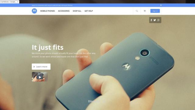 <b>Motorola confirmă telefonul Moto X+1 cu o mențiune pe site-ul Moto Maker</b>Zvonurile despre un posibil succesor al lui Motorola Moto X au apărut cu o lună în urmă, fără vreo fotografie asociată deocamdată. Astăzi descoperim o semi confirmare din partea celor de la Motorola legat de acest model. &nbsp; Astfel, pe site-ul...
