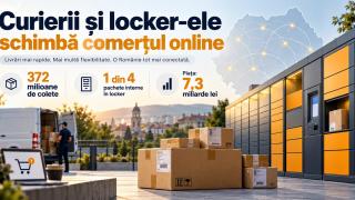 ANCOM: Piața poștală din România a ajuns la 7,3 miliarde de lei în 2025; unul din patru colete interne a fost livrat la locker