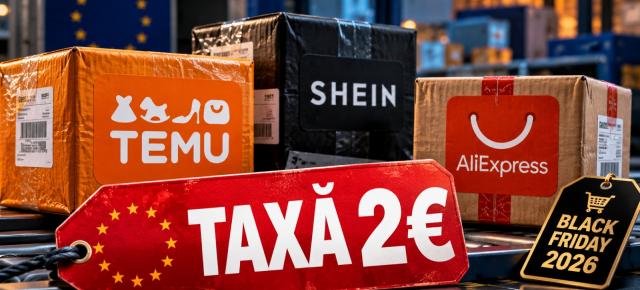 Temu, Shein și AliExpress primesc o nouă taxă de 2 euro în preambulul Black Friday 2026; Cum se calculează
